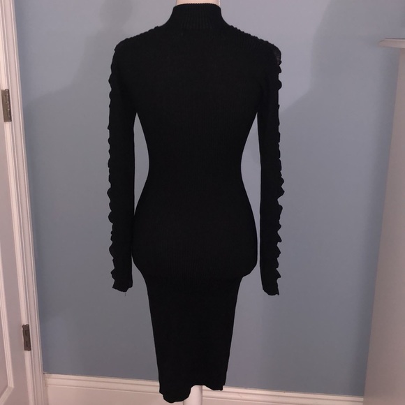 Fashion Nova Laura ribbed mesh bodycon midi dress - Picture 8 of 10